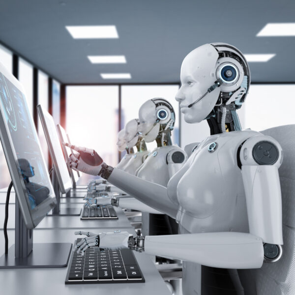 Artificial intelligence in virtual call centers